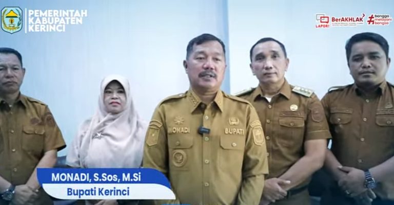 Bupati Kerinci Ajak Masyarakat Tingkatkan Kepedulian Terhadap Pengelolaan Sampah